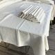 Nappe rectangle MS neuve et 9 serviettes assorties