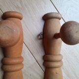 Pair of antique 3 hooks