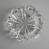 Crystal ashtray in the shape of a flower