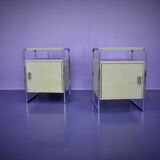 Ensemble de deux tables de chevet Bauhaus par Vichr & Co., années 1930