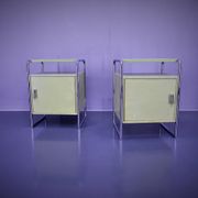Set of Two Bauhaus Night Stands by Vichr & Co., 1930s