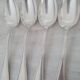 Large silver-plated metal spoon (silver hallmark) Louis XV style