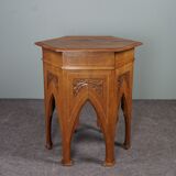 6-sided side side table in Jugendstil Art Nouveau style