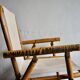 Midcentury bamboo folding chairs