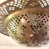 Perforated gilded metal lantern