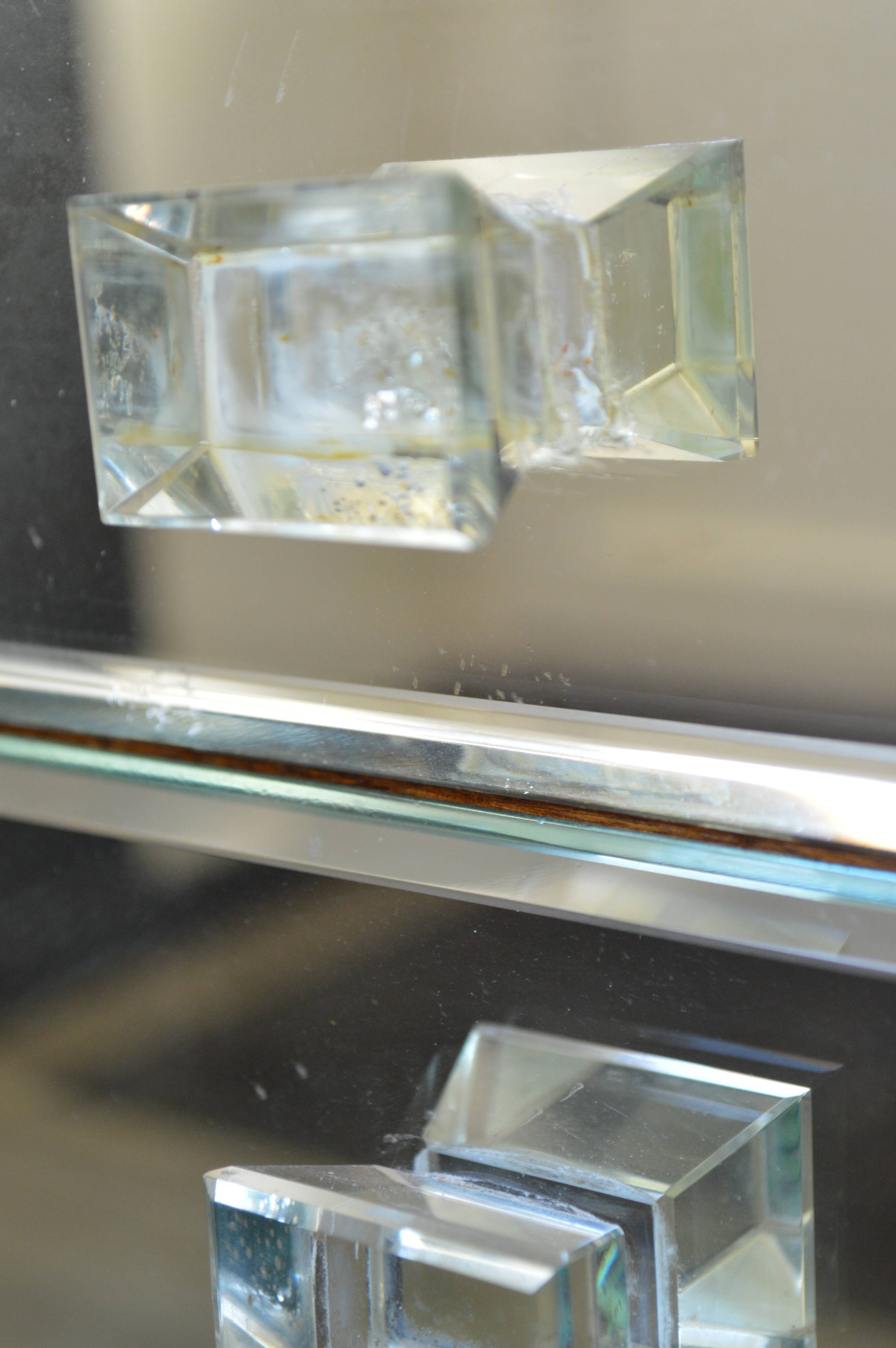 Bedside table art deco mirror
