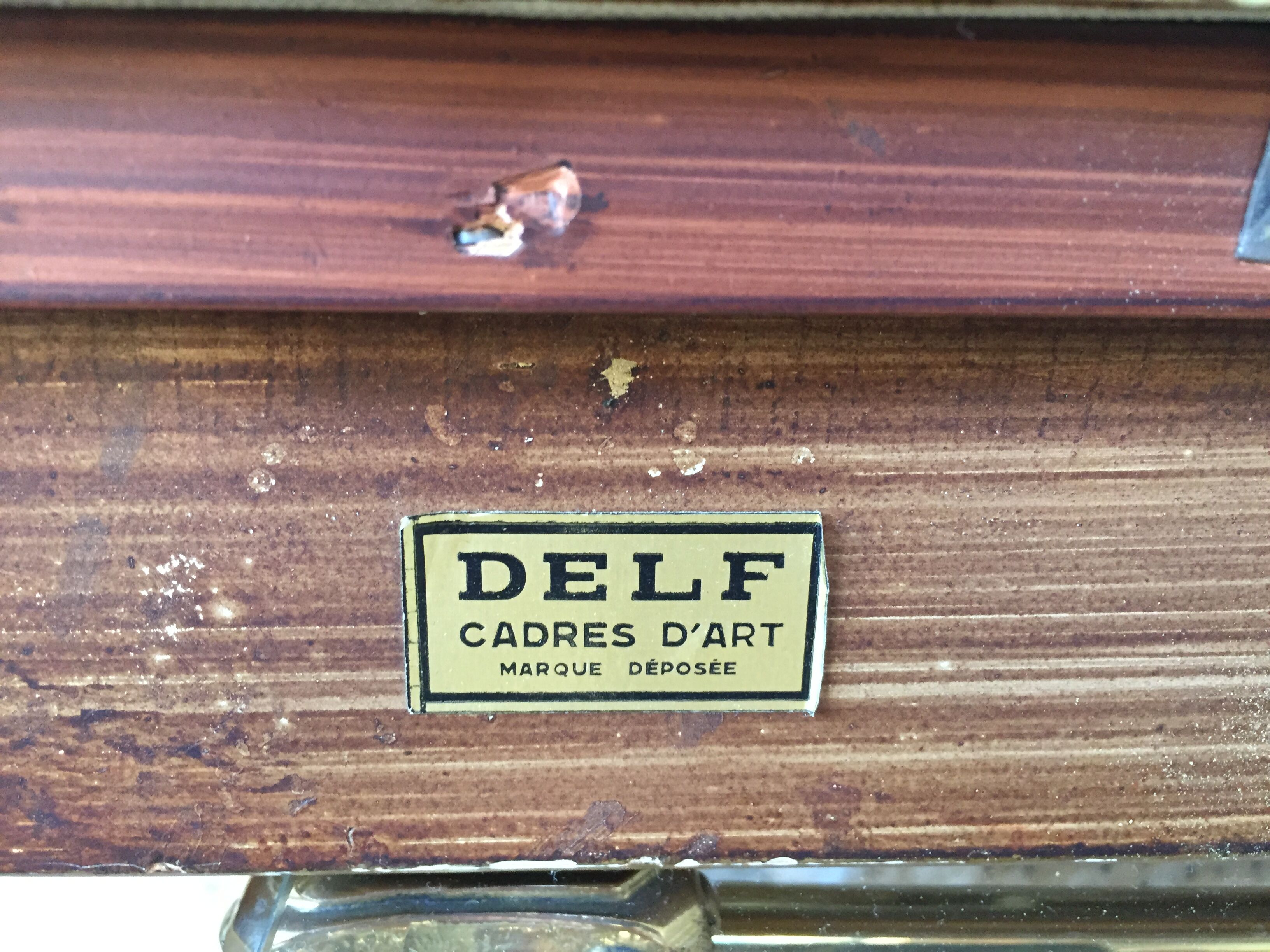 Oil on canvas landscape of mediterranean