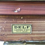 Oil on canvas landscape of mediterranean