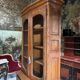 Two-body oak buffet in Louis XIV style from the 19th century.