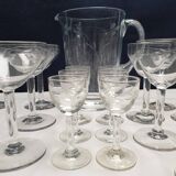 Prlncess House Heritage 30 Piece Etched Crystal Stemware Set