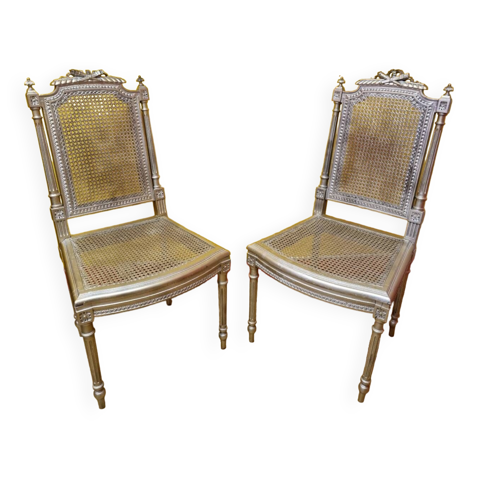 Louis XVI caned chairs