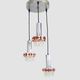 Suspension waterfall vintage Raak Amsterdam Holland chrome polished glass chiseled. Year 70