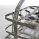 Vintage metal bottle rack