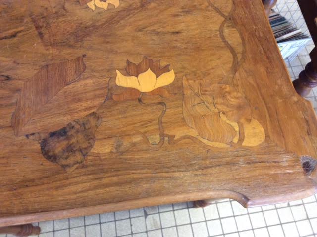 Inlaid side table