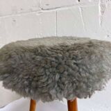 Vintage soft stool / stool / pouf