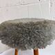 Tabouret moelleux vintage / tabouret / pouf