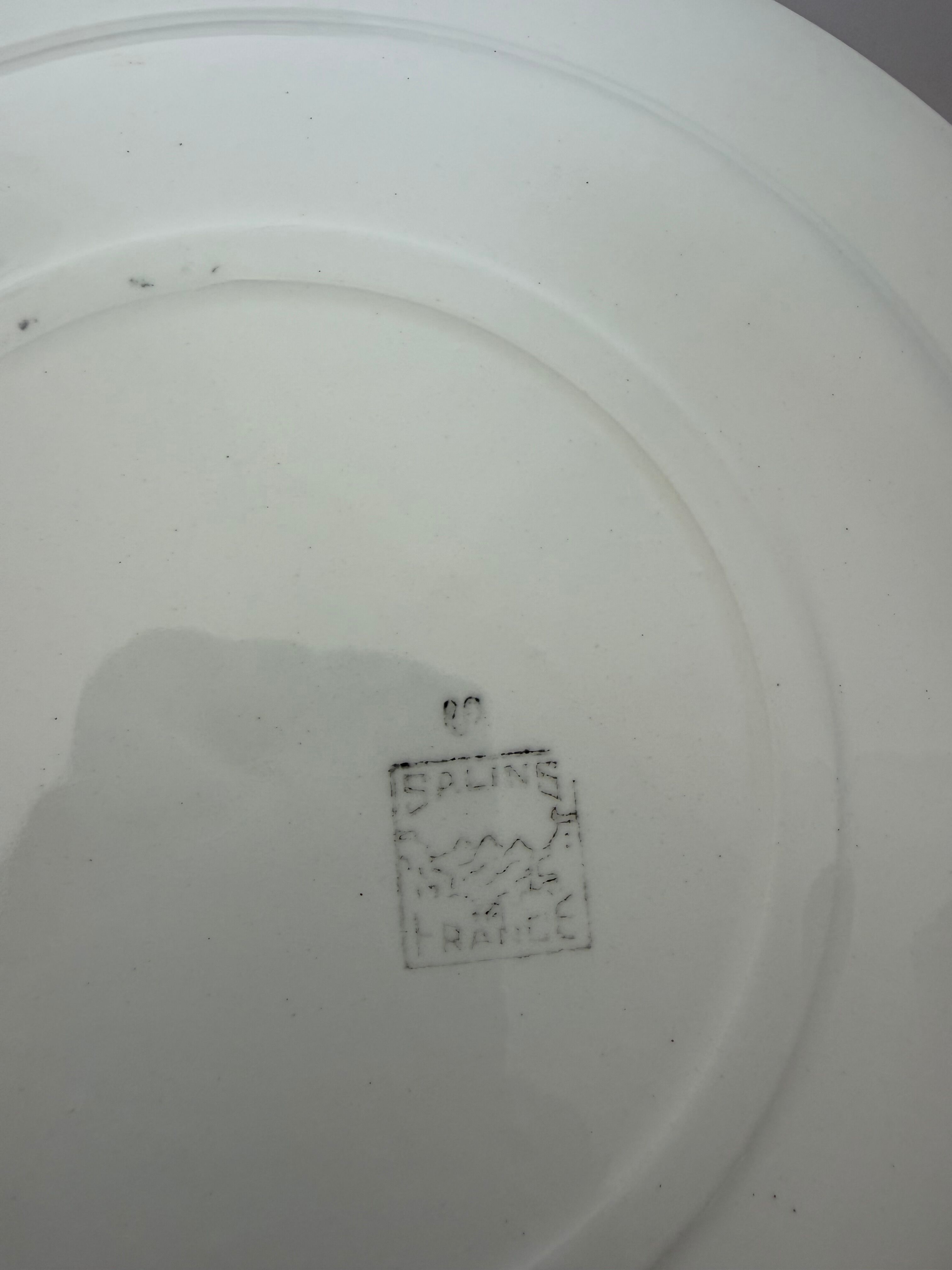 4 vintage flat plates from the Salins factory 210636