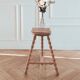 Large tripod/ bedside table/ renovated vintage stool, 1970s