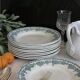 11 flat plates in iron earth "Argenton" Saint Amand early twentieth century