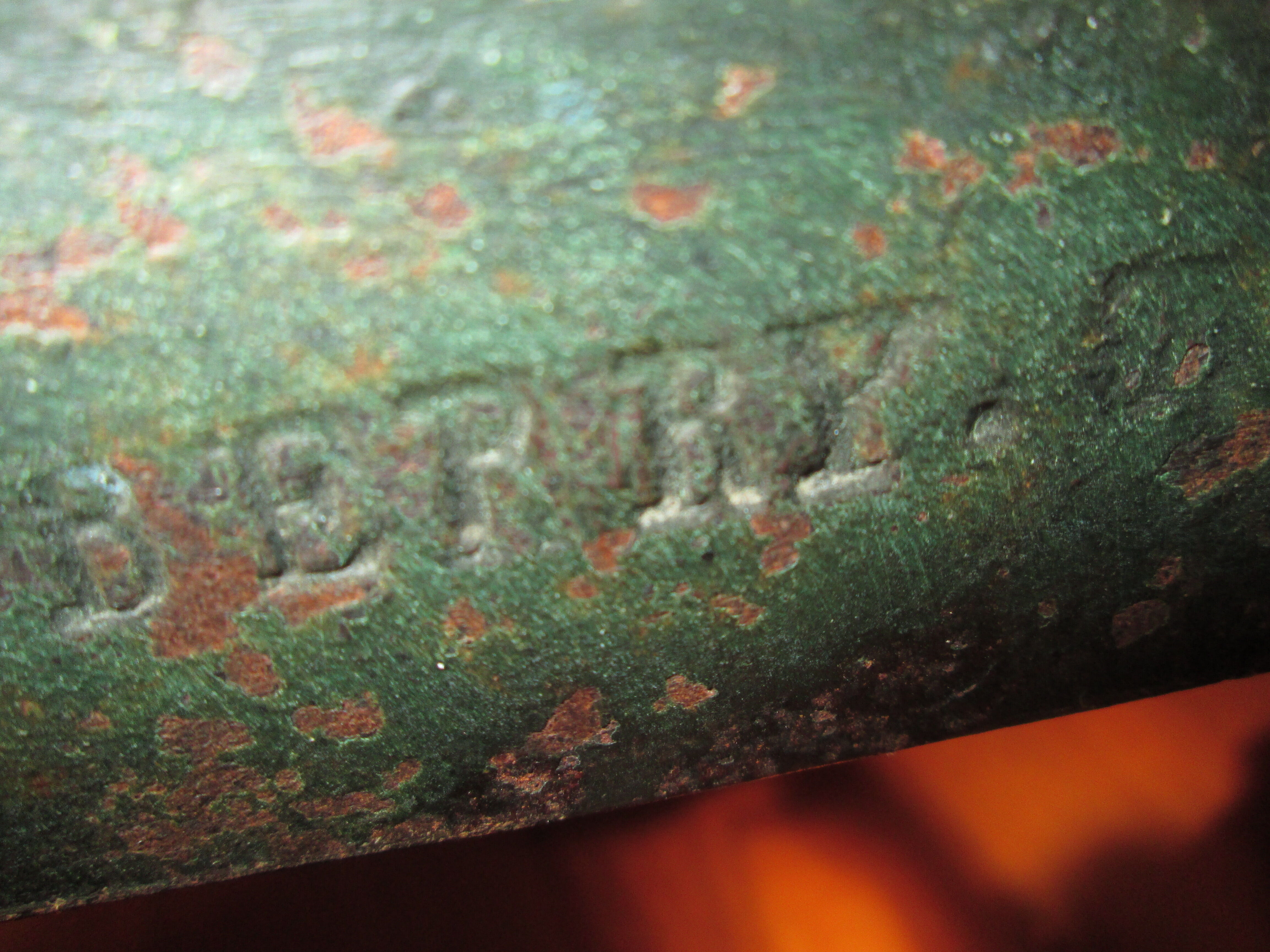 19th century wrought iron bed