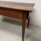 19th century cherry wood style farmhouse table