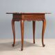 Antique writing desk in carved walnut, Italy, 19th century.
