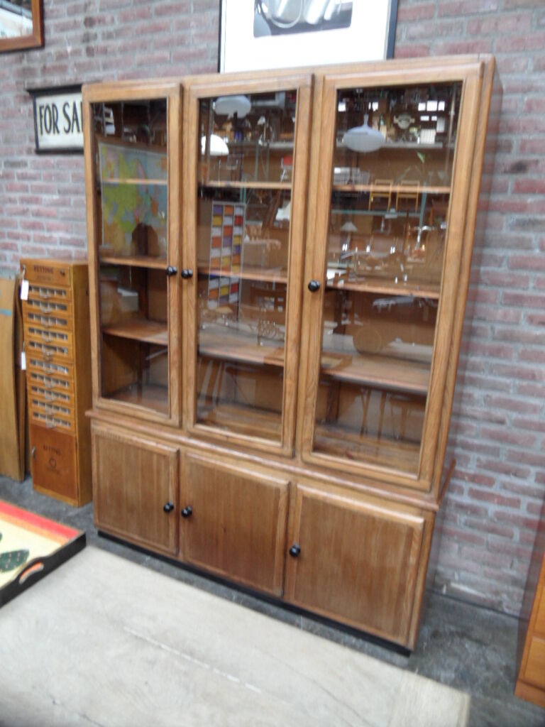 Vintage kitchen display cabinet