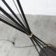 Floor lamp by René Mathieu for Maison Lunel 1950, brass and opaline.
