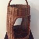 Vintage bar from the 70s in rattan and wicker