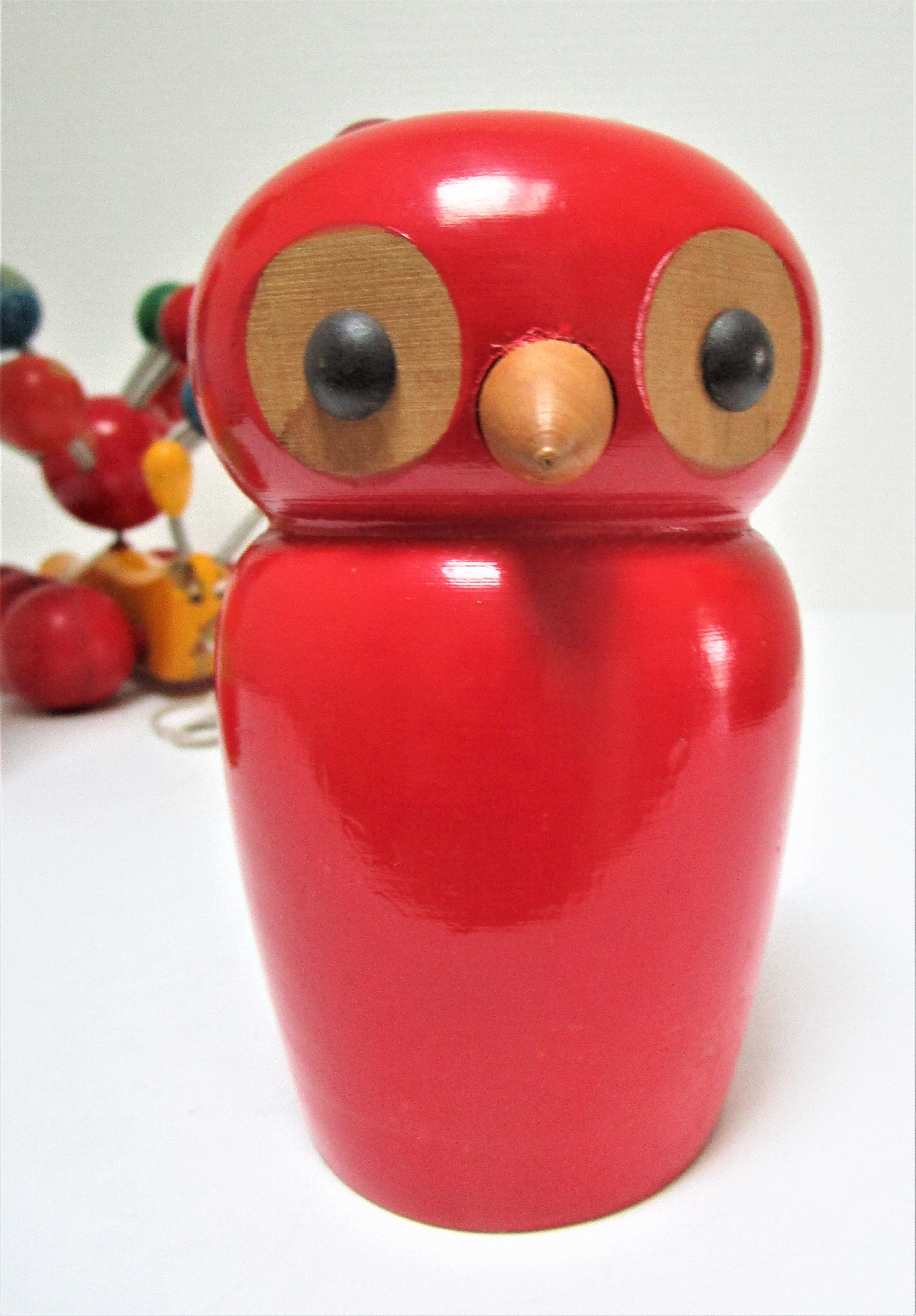 three toys wood nice snail rabbit vintage design FMF Kouvalias