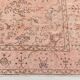 7x10 Dusty Pink Vintage Persian Rug, 199x303 Cm