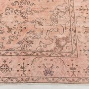 7x10 Dusty Pink Vintage Persian Rug, 199x303 Cm