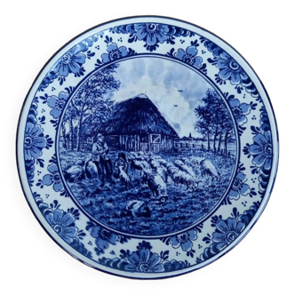 Delfts porcelain decoration plate