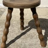 Vintage 1960s tripod stool
