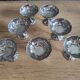 Set of 7 ice cream bowls