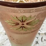 Vase en verre émaillé ancien