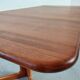 Dining table with teak extensions by Niels Möller, Dänemark 60s/70s