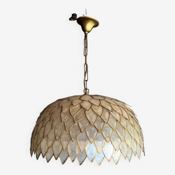 Brass and mother-of-pearl suspension