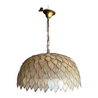 Brass and mother-of-pearl suspension