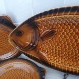 Sarreguemines 12-piece earthenware fish set