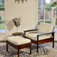 Fauteuil & Ottoman Hans Olsen – Vatne Møbler Danemark, 1960 Palissandre