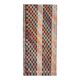 1970s Turkish Oushak Handmade Wool Cotton Brown Kilim Runner 81x172