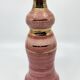 Georges Pelletier soliflore vase in fine gold rose ceramic, France.