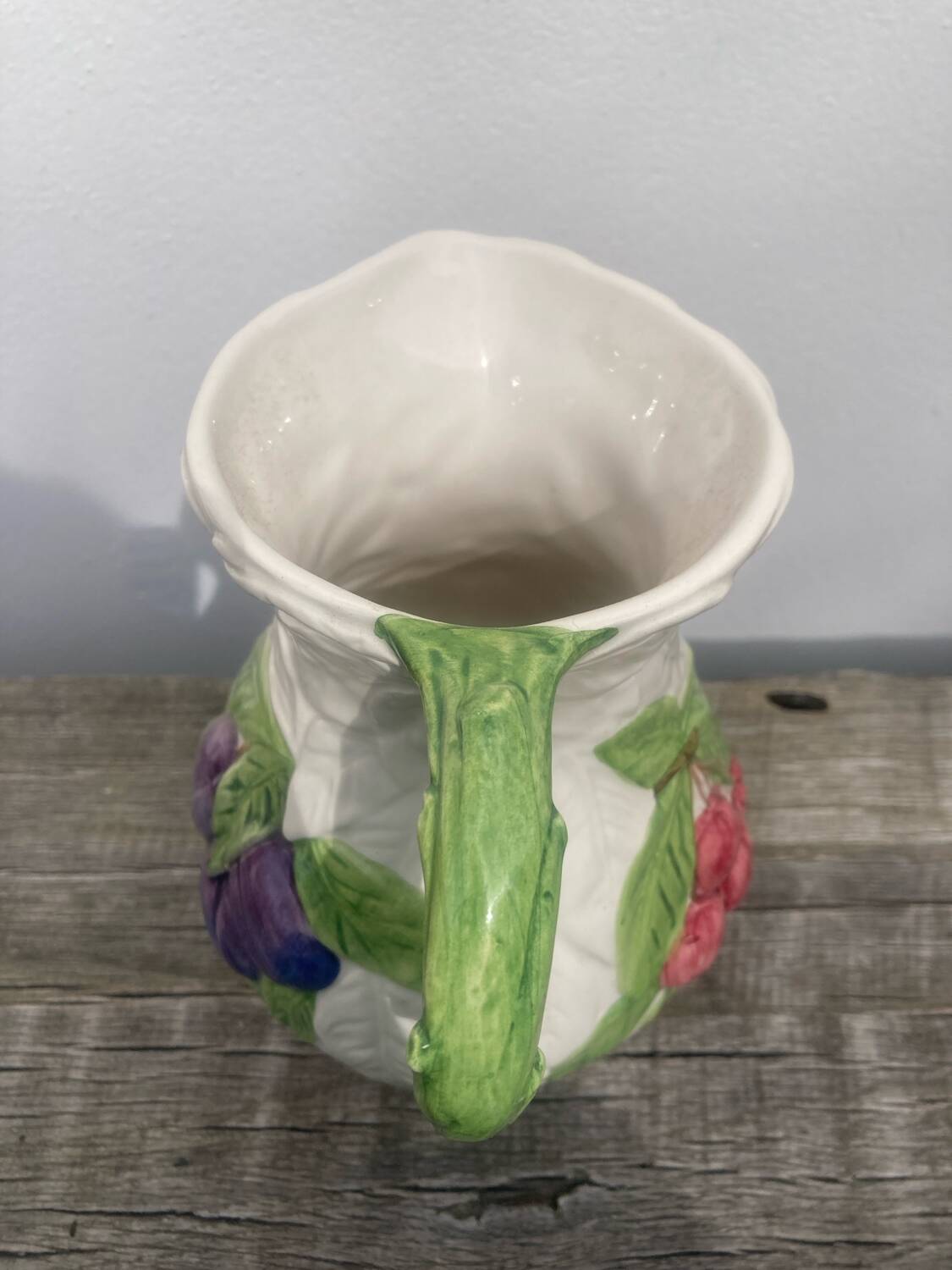 Ceramic fruit slush pitcher