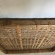 Plateau rotin et bambou  vintage 45X45cm