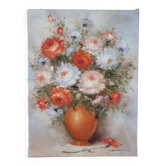 Oil painting on canvas bouquets of flowers