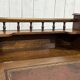 English oak graduated desk from the late 19th century.