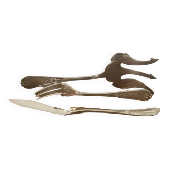 Couverts de table et couverts de service argenté