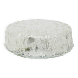 Applique ronde en verre - 1970