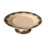 Limoges porcelain cake display with stylized floral motifs